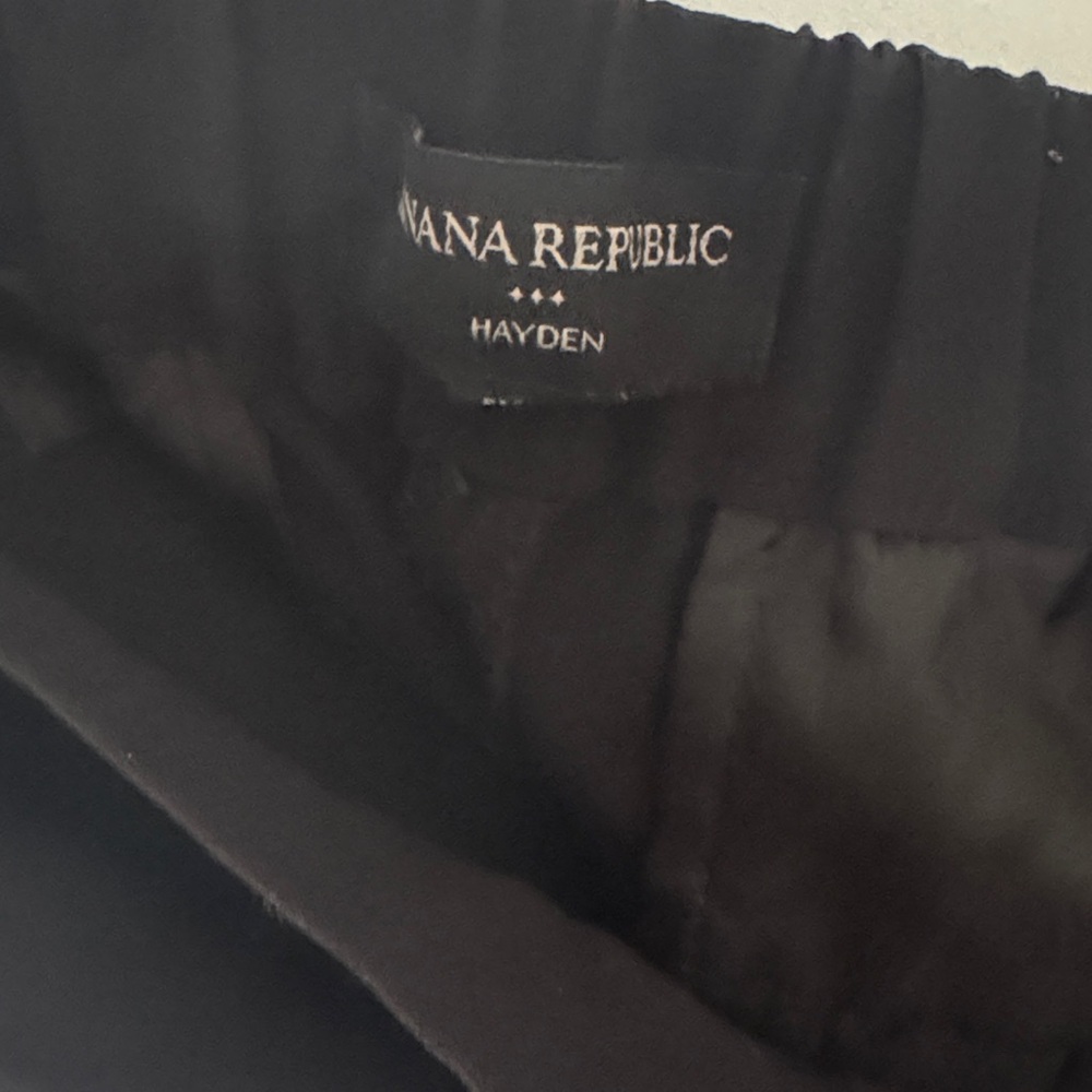 Banana Republic Hayden Black Straight Leg Pants - Picture 2 of 7